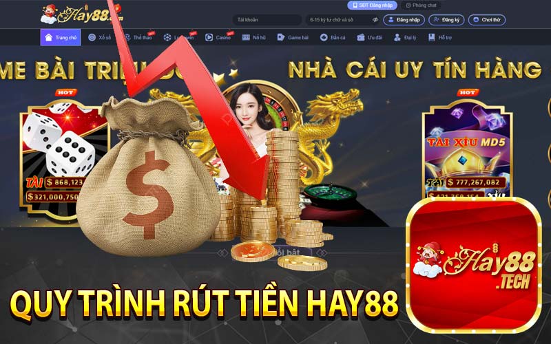 Quy trình rút tiền Hay88